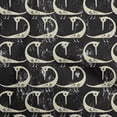 thumbnail image 1 of oneOone Cotton Cambric Black Fabric Abstract Bird Quilting Supplies Print Sewing Fabric By The Yard 56 Inch Wide-X8, 1 of 6
