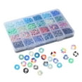 thumbnail image 3 of Perles en Argile Polymère, Perles Disque, Bricolage avec Boîte de Rangement, Breloques de Perles en Argile, Perles Intercalaires pour Accessoires de Perles de Collier, 3 of 8