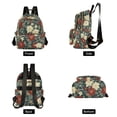 thumbnail image 4 of FORMRS Mini Backpack Purse for Women Travel Daypack Casual Shoulder Bag, Christmas Blooms, 4 of 7