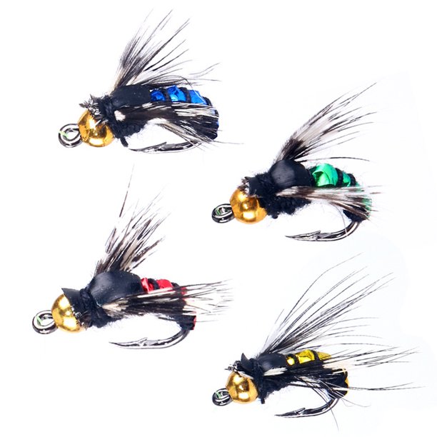 5/10 Uds Señuelos de pesca con mosca anzuelos de cebo con mosca cebo con mosca biónica para trucha lubina salmón