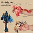 thumbnail image 3 of Feathered Wyvern Dragon, 3D Printed Dragon, Articulated Dragon, Fidget Dragon, 3D Printed Toys, Desktop Pet, 3 of 7
