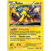 Pokemon XY BREAKthrough Rare Holo Raikou #55