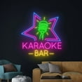 thumbnail image 3 of Handmadetneonsign Karaoke Bar Neon Sign, Record Studio Wall Decor, Microphone Karaoke Wall Decor, 3 of 5