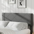thumbnail image 3 of Ataucjin Full Size Bed Frame with Upholstered Headboard, Full Size Platform Bed Frame with Wooden Slat Support,No Box Spring Needed & Noise Free, Easy Assembly, 3 of 7