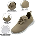 thumbnail image 3 of Alpine Swiss Mens Knit Fashion Sneakers Lightweight Athletic Walking Tennis Shoes, 3 of 7