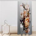 thumbnail image 2 of Shivering Waterproof Bathroom Curtain Set with Hooks - Printed Bathroom Curtains for Home Decoration, 2 of 6