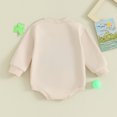 thumbnail image 3 of Bagilaanoe Newborn Baby Girl Boy Oversized Romper Sweatshirt Long Sleeve Bodysuits 3M 6M 12M 18M Infant Casual Tee Tops, 3 of 7