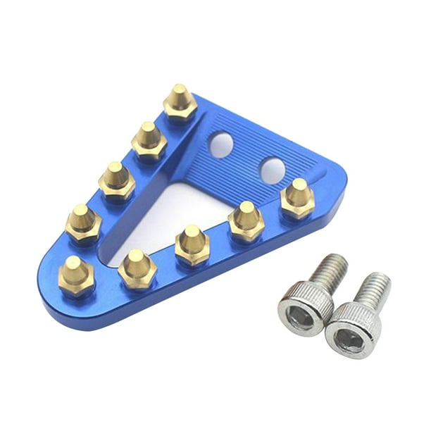 Motocicleta de carreras de Pedal de trasero punta Replacement-para TC125/FC250/350/450 de 2016 TE/TX/TC/FC/FX/FE 125-501 Azul shamjiam Placa del pedal de freno
