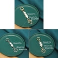 thumbnail image 2 of 2Pcs Charm Purse Woman DIY Bag Strap Extender Pearl Extension Chain Handbag Handles Bag Belt Bag Accessories C, 2 of 8
