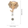 thumbnail image 4 of Shisuyan Porte-Badge en Métal Élégant Porte-Badge Pince à Badge Rétractable Porte-Badge Rétractable, 4 of 8
