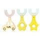 thumbnail image 5 of Qarigey Cepillo de de silicona para niños y niñas, 3 piezas, portátil, lavable, reutilizable, herramienta de de para Amarillo 3 piezas 2piezas, 5 of 6