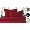thumbnail image 3 of Hotel Quality 2-Piece Pillow Shams Microfiber Double Brushed-100% Hypoallergenic-Wrinkle Resistant, Standard/Queen, Burgundy, 3 of 4