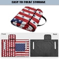 thumbnail image 6 of Whosucclay Golf Cart Accessories for Club Car EZGO, 4 Storage Pockets Golf Cart Seat Cushion Cover Stain-Resistant Club Car Seat Cover, American Flag Striped, 6 of 9