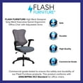 thumbnail image 4 of Flash Furniture High Back Designer Gray Mesh Executive Swivel Ergonomic Office Chair with Adjustable Arms, 4 of 12