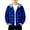 Blue, variant on LIJCC Boy's Oversized Shacket Tops Flannel Hoodie Shirts with Hood Casual Button Down Plaid Shirt Classic Cotton Jackets Long Sleeve Stylish Hooded with Pocket