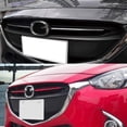 thumbnail image 4 of Car Front Grille Grill Cover Trim Molding For 2 Demio 2015-2017 Dj Dl Mazda2 Hatchback Sedan Stylin, 4 of 5
