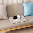thumbnail image 2 of Washable Dog Cooling Mat Ice Silk Pet Self Cooling Pad Blanket, 2 of 5