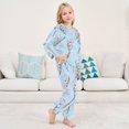 thumbnail image 6 of Fluffy Pajamas Set Fuzzy Winter Warm Pj Sets Pullover Tops and Long Pants Cute Koala Pattern Medium, 6 of 8
