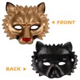 thumbnail image 4 of Máscara de león 3D divertida para Halloween, cosplay, accesorios de decoración para fiestas de disfraces, festivales, bailes y mascaradas (dorada)., 4 of 7