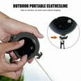 thumbnail image 4 of Outdoor Retractable Clothesline Adjustable 32ft/10M Camping Clothesline Portable Clothes Drying Rack Windproof Washing Line Rope, 4 of 8