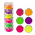 thumbnail image 2 of BECLOTH Solid Nail Powder Rainbow Color Nail Powder Multi MirrorPowder Nail Paint Glitter Fairy Dust Nail Decoration Pigment Nail Powder Color Glow Powder Glitter Pearl High Gloss Nail, 2 of 7