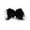 Black, variant on Luoshdecor Christmas Furry Bow Pendant Ornament Soft Long Haired Christmas Bow for Tree Party Decoration