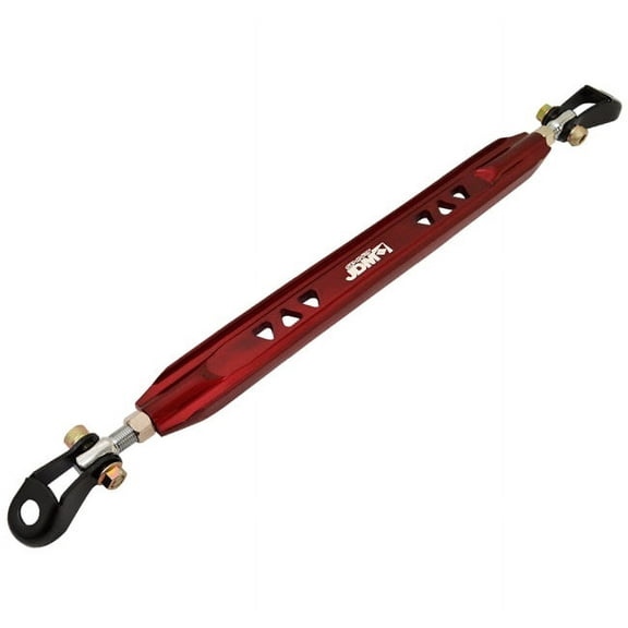 AJP Distributors JDM Sport Rear Lower Red Aluminum Strut Tower Brace Tie Rod Arm Stabilizer Bar Suspension Handling Compatible/Replacement For Acura RSX DC5 2002 2003 2004 2005 2006
