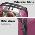 thumbnail image 4 of Cat Oxford Fabric Digital Pouch for Electronic Devices, Waterproof Travel Case for Cell Phone Charger, Hard Drive, and Cords - 5.9x9.44x3.14 inches, 4 of 6