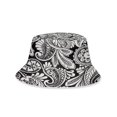 thumbnail image 2 of Adultos niños Vintage 3d Paisley estampado verano al aire libre cubo gorra pescador sombrero para el sol, 2 of 5