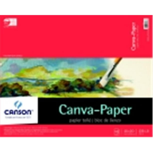 Canson Paper Canvas Pad, 16" x 20", Pad of 10 Sheets