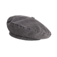 thumbnail image 1 of 56-58 cm sombrero circunferencia retro gran circunferencia de la cabeza boina vaquera mujer verano casual lavado color protector solar sombrero, 1 of 5