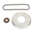 thumbnail image 1 of Combo De Cadena De Piñón De Transmisión, Juego De Cadena De Engranajes De Acero Duradero 38 Eslabones Para Motocicletas, 1 of 7