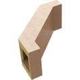thumbnail image 6 of Ekena Millwork 5"W x 10"D x 10"H Burlington Rough Cedar Woodgrain TimberThane Knee Brace, Primed, 6 of 6
