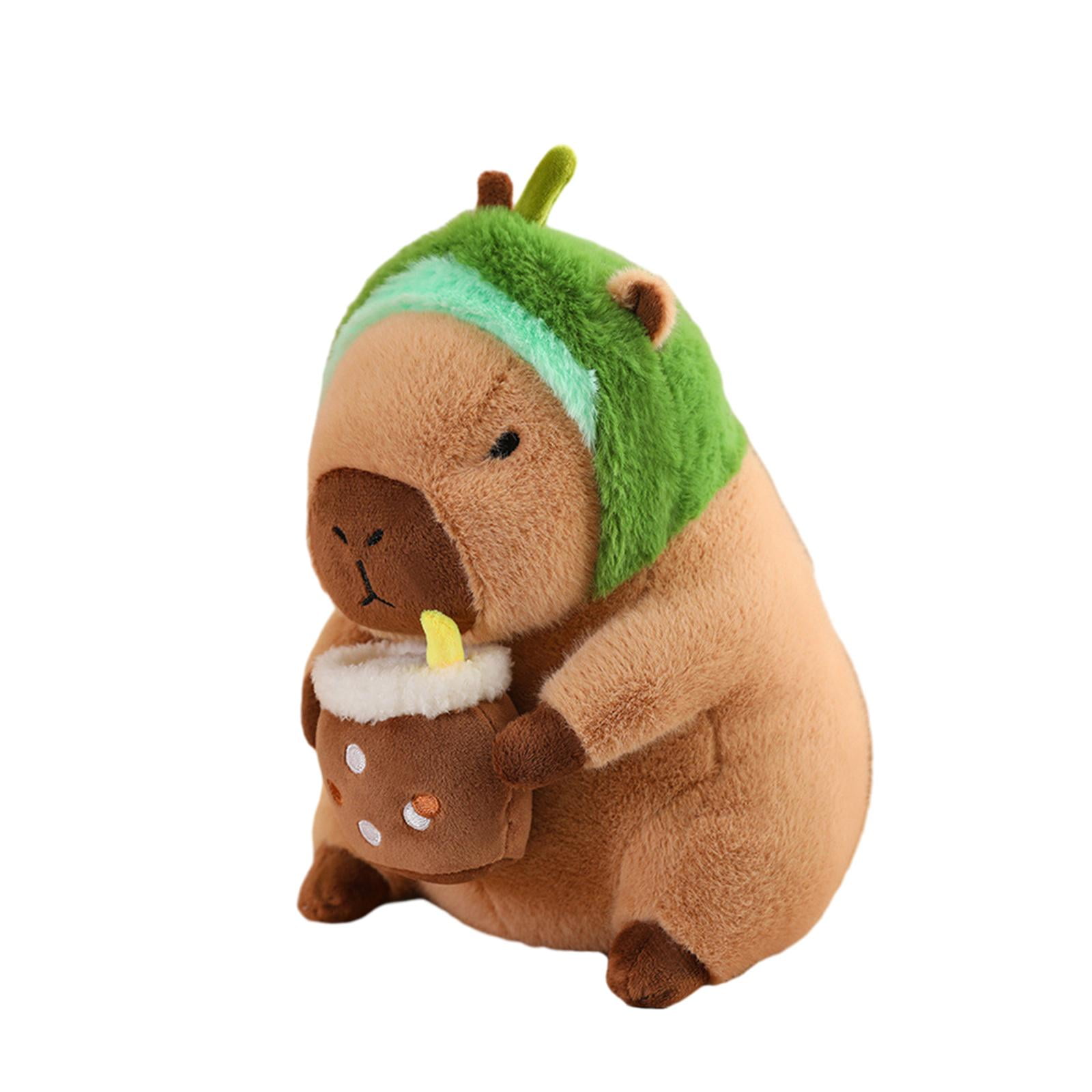 LeeQinersw Capybara Doll Living Room Decoration Birthday Gifts Accompany Sleep Toy for Boys Avocado 40cm