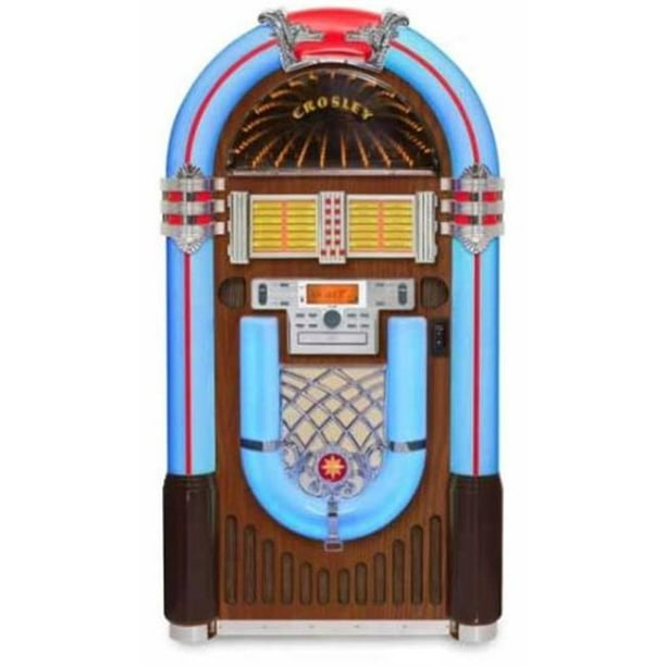 Crosley Full Size Bluetooth Jukebox with CD Walnut