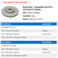 thumbnail image 2 of Brake Rotor - Compatible with 2012 - 2018 Audi A7 Quattro 2013 2014 2015 2016 2017, 2 of 2