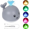 thumbnail image 1 of Juguetes de baño de ballena recargables, juguetes de bañera con Agua pulverizada iluminada para niños, rociador, juguete de baño para bebé para niños pequeños, niños y niñas, 1 of 5