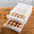 thumbnail image 4 of Kitchen Refrigerator Storage Box Egg Storage Box Rectangular Transparent Compartment Box With Lid Egg Box, 4 of 8