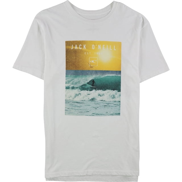 O'Neill Camiseta gr?fica de surf para hombre, blanca, grande O'Neill Camiseta gráfica