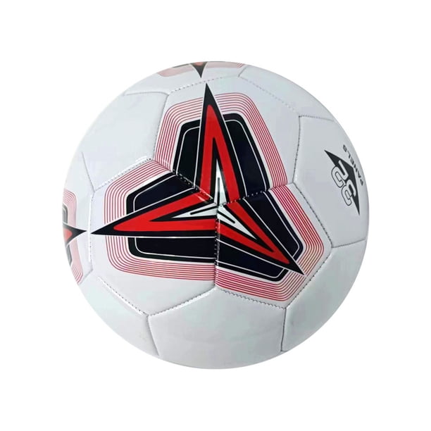 Balón de fútbol Toystoory PVC Talla 5 Cubierta flexible PU Blanco Negro Rojo