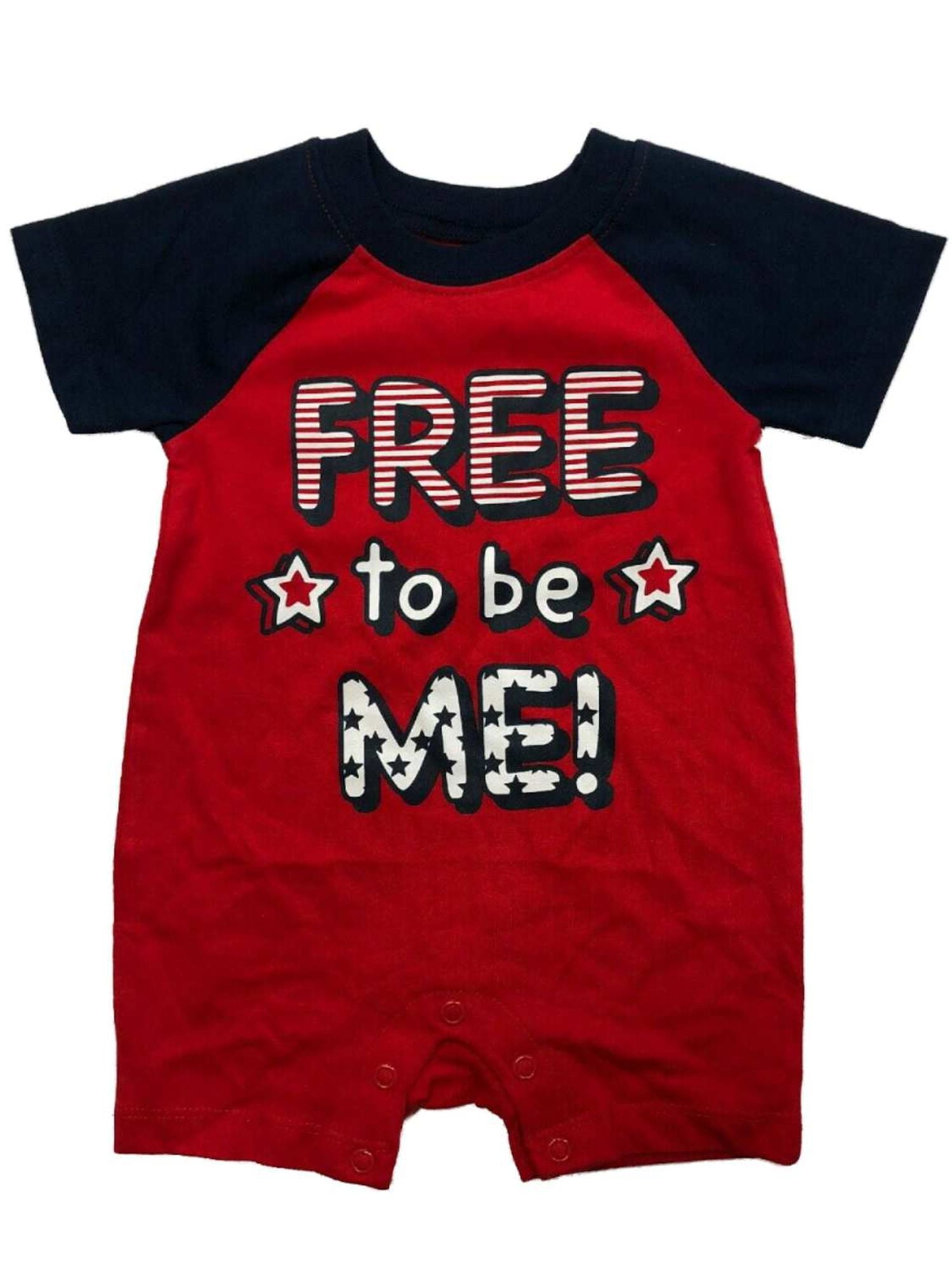 baby boy fourth of july romper
