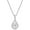 Sliver-Round, variant on 925 Sterling Silver Women's Necklace, Round Cut Cubic Zirconia, Pendant Necklace, Fine Jewelry