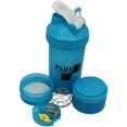 Nutrifi AllInOne Protein Shaker Bottles with No Plastic Smell for