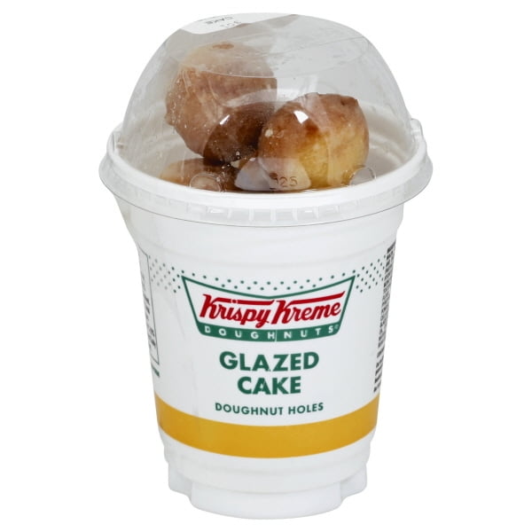 Krispy Kreme Glazed Cake Doughnut Holes Cup Walmart Com