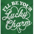thumbnail image 2 of I'll Be Your Lucky Charm Clover Men's Graphic T Shirt Tees Brisco Brands S, 2 of 6