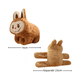 thumbnail image 2 of Juguetes Peluches 2pcs Malubero, Marrón claro, 2 of 5