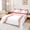 White Red, variant on jejeloiu Baseball Games Twin Sheet Sets,Ice Cream Print Bedding For Girls Teens 3 Pieces