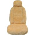 thumbnail image 2 of Funda para asiento de coche Eurow, fácil de instalar, piel de oveja de felpa, color beige, 2 of 7