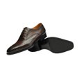 thumbnail image 3 of Santimon Men Dress Shoes Brogue Wingtip Oxford Shoes Classic Casual Shoes Brown 8 US, 3 of 7