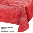 thumbnail image 2 of Tblcvr Met Red 54 x 108, 2 of 2